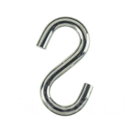 Крюк S-образный симметричный 3 мм АРТ 814070 нержавеющая сталь А2