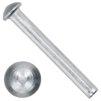 Заклепка 2х4 DIN 660 / ГОСТ 10299-80 алюминиевая